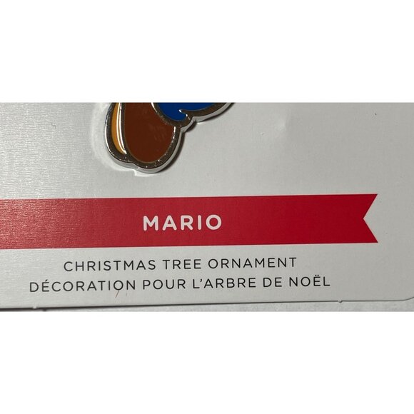 Hallmark Nintendo Mario Flat Metal Christmas Tree Holiday Ornament 2023 - Picture 6 of 9